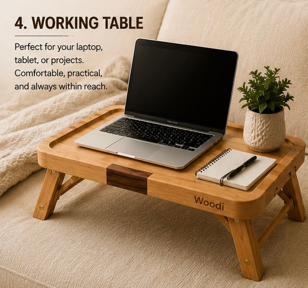Woodi VersaTable™ – The 5-in-1 Premium Wooden Table