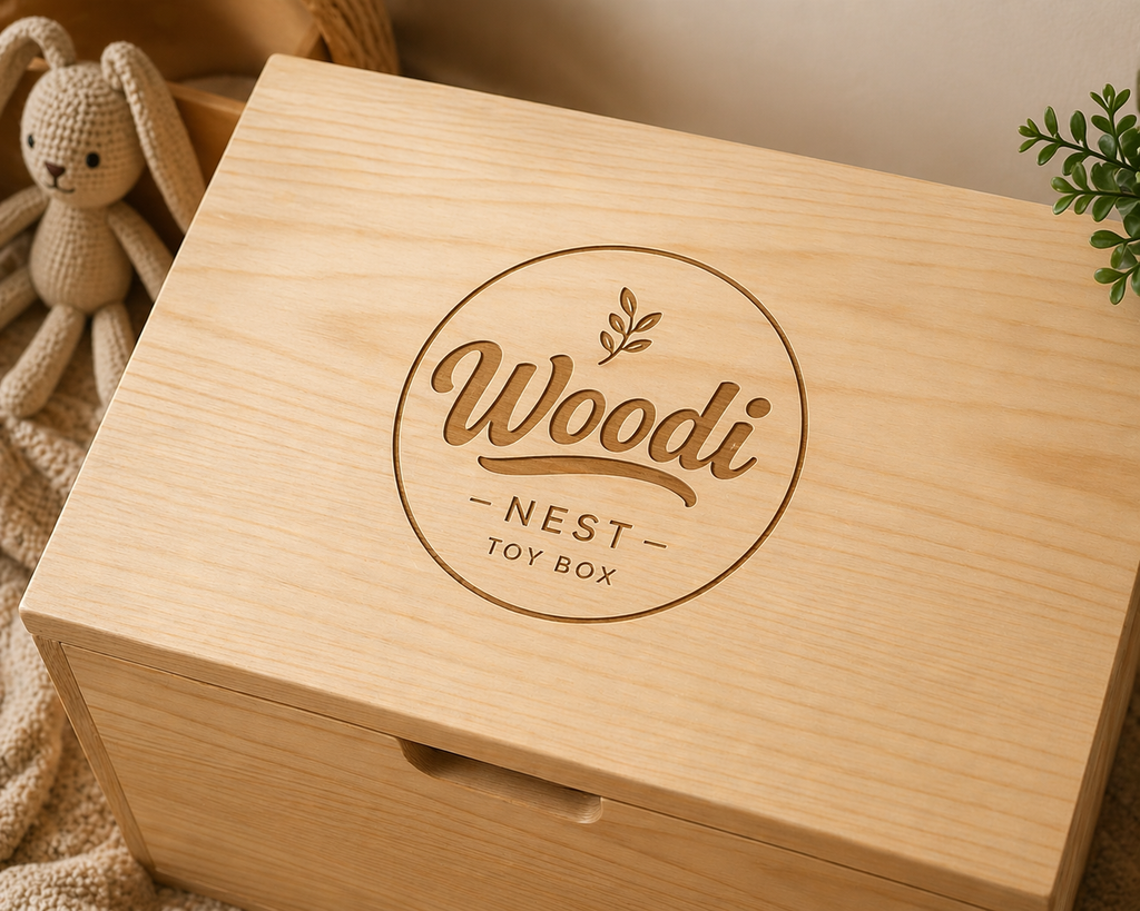 Woodi Nest (Personalised Kiddies Toy Box)